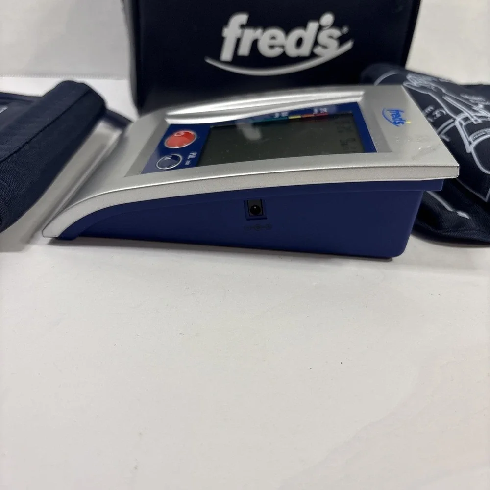 Fred's Automatic Blood Pressure Monitor 76-490 Large Upper Arm Cuffs & Case